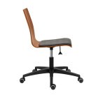 Chaise de bureau JADE - bois teinté