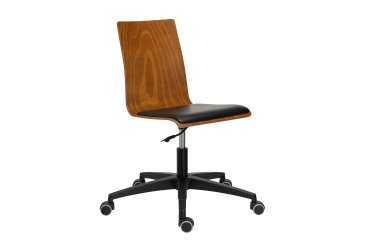 Office chair JADE - dark wood 