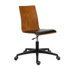 Chaise de bureau JADE - bois teinté