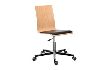 Silla de oficina Jade - madera clara