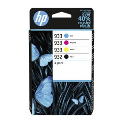HP 932 + HP 933 pack cartridges 4 colors for inkjet printer 