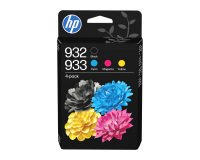 HP 932 + HP 933 Pack cartouches 4 couleurs pour imprimante jet d'encre