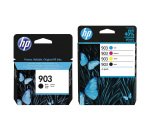 HP 903 Pack 2 cartouches noire + cartouche couleurs pour imprimante jet d'encre