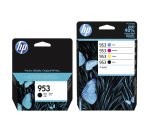 HP 953 pack 2 cartouches noires + 3 cartouches couleur pour imprimante jet d'encre