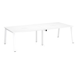 Tavolo da riunione modulabile con allungo Ecla