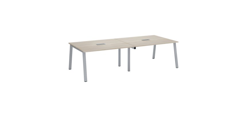 Tavolo da riunione modulabile con allungo Ecla