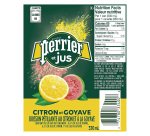 Eau Perrier & Juice citron goyave 33 cl - 24 canettes