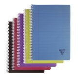 Spiral notebook Clairefontaine Linicolor A4 21 x 29,7 cm white lined 180 pages 