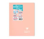 Cahier spirale Clairefontaine Koverbook Blush A4 21 x 29,7 cm - petits carreaux - 160 pages