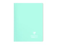 Cahier spirale Clairefontaine Koverbook Blush A4 21 x 29,7 cm - petits carreaux - 160 pages