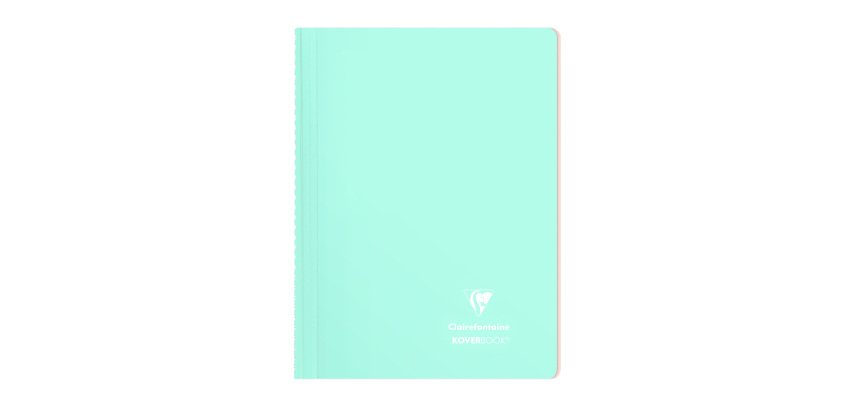 Spiral notebook Clairefontaine Koverbook Blush A4 21 x 29,7 cm small squares 160 pages