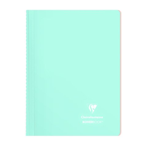 Cuaderno espiral Clairefontaine Koverbook Blush A4, 21 x 29,7 cm, cuadrados pequeños, 160 páginas