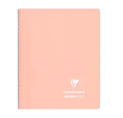 Spiral notebook Clairefontaine Koverbook Blush A5 14,8 x 21 cm small squares 160 pages