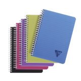 Spiral notebook Clairefontaine Linicolor A5 14,8 x 21 cm white lined 180 pages 