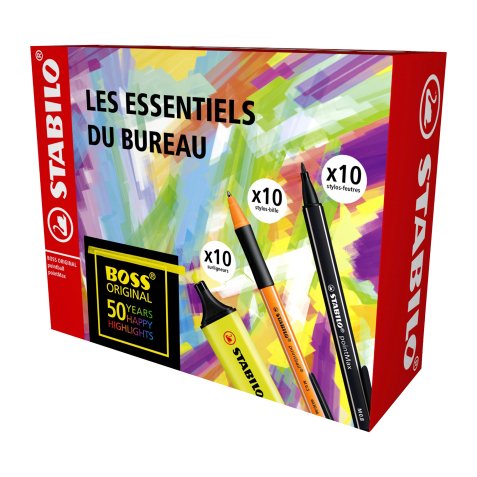 Case Stabilo essential articles 30 pieces 