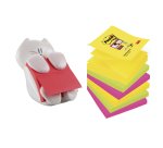 Pack de 3 paquetes de 6 blocs Z-Notas Rio Post-it Super Stiky + Dispensador Gatito GRATIS 