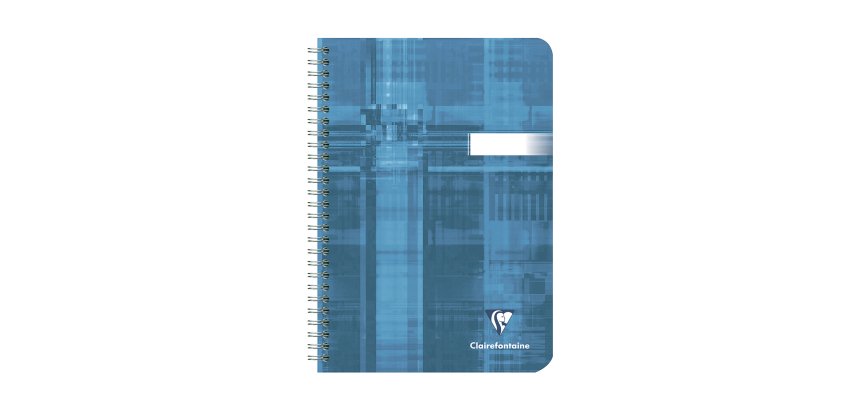 Cahier spirales Clairefontaine Metric A5 14,8 x 21 cm - petits carreaux - 100 pages