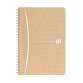 Cahier recyclé spirale Oxford Touareg A5 14,8 x 21 cm petits carreaux 180 pages