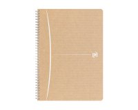 Cahier recyclé spirale Oxford Touareg A4 21 x 29,7 cm petits carreaux 100 pages