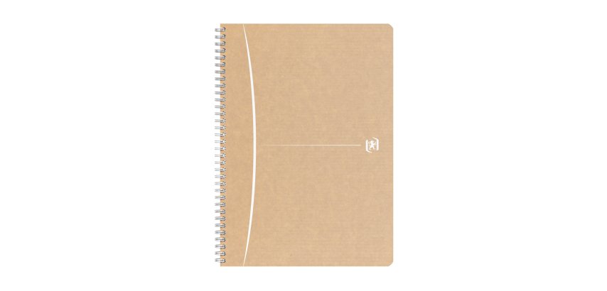 Cahier recyclé spirale Oxford Touareg A4 21 x 29,7 cm petits carreaux 100 pages