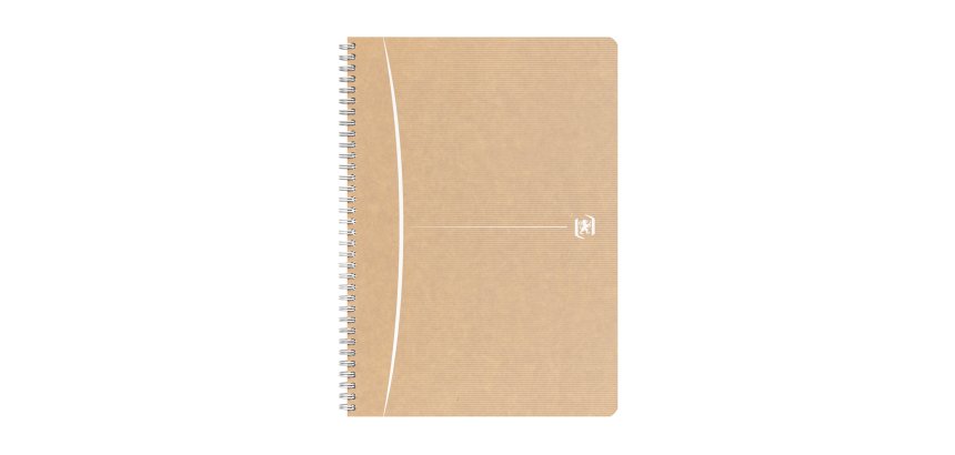 Cahier recyclé spirale Oxford Touareg A4 21 x 29,7 cm petits carreaux 100 pages