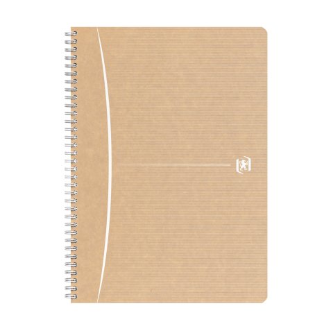 Cahier recyclé spirale Oxford Touareg A4 21 x 29,7 cm petits carreaux 180 pages