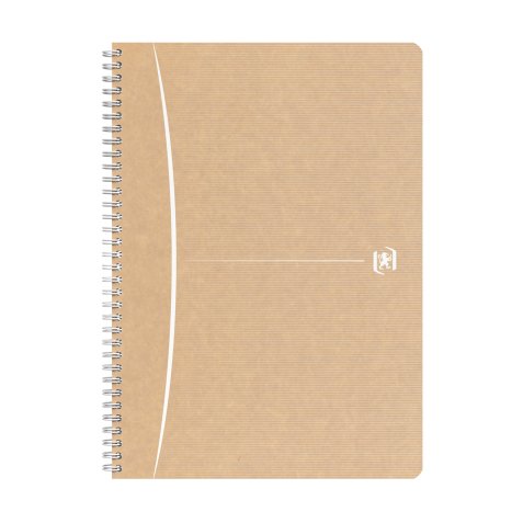 Cahier recyclé spirale Oxford Touareg A4 21 x 29,7 cm petits carreaux 180 pages