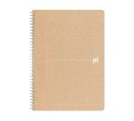 Cahier recyclé spirale Oxford Touareg A4 21 x 29,7 cm petits carreaux 100 pages