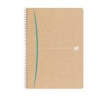 Cahier recyclé spirale Oxford Touareg A4 21 x 29,7 cm petits carreaux 180 pages