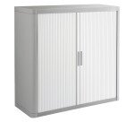 Armoire à rideaux démontable easyOffice 104 x 110 corps gris