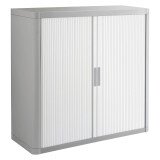 Armoire à rideaux démontable easyOffice 104 x 110 corps gris