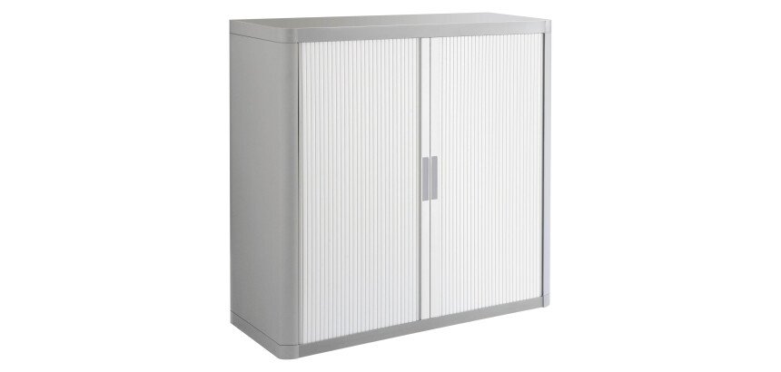 Armoire à rideaux démontable easyOffice 104 x 110 corps gris
