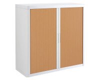 Armoire à rideaux démontable easyOffice 104 x 110 corps blanc