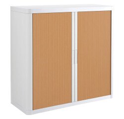 Armoire à rideaux démontable easyOffice 104 x 110 corps blanc