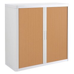 Armoire à rideaux démontable easyOffice 104 x 110 corps blanc