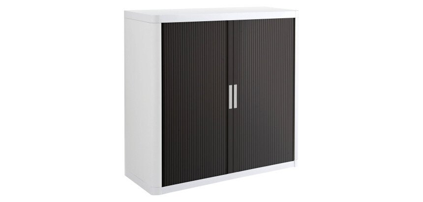 Armoire à rideaux démontable easyOffice 104 x 110 corps blanc