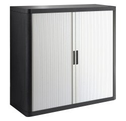 Armoire à rideaux démontable easyOffice 104 x 110 corps noir
