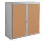 Armoire à rideaux démontable easyOffice 104 x 110 corps gris
