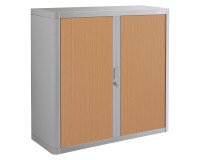 Armoire à rideaux démontable easyOffice 104 x 110 corps gris