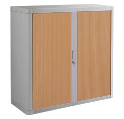 Armoire à rideaux démontable easyOffice 104 x 110 corps gris