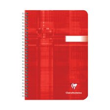 Spiral notebook Clairefontaine Metric A5 14,8 x 21 cm big squares 100 pages