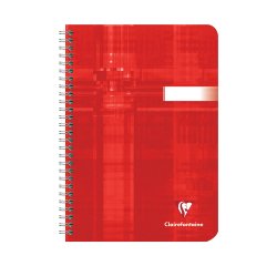 Spiral notebook Clairefontaine Metric A5 14,8 x 21 cm big squares 100 pages