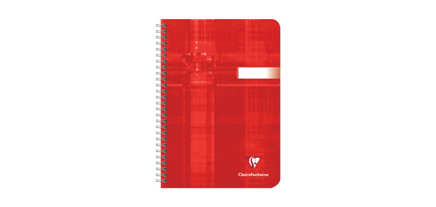 Cahier spirales Clairefontaine Metric A5 14,8 x 21 cm grands carreaux 100 pages