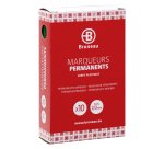 Marqueur permanent Bruneau pointe ogive de 2 à 3 mm corps plastique