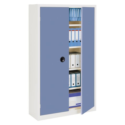 Monobloc folding door cabinet, H 198 x W 120 cm