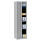 Armoire haute à rideaux démontables Largeurs spécifiques 200 x 60 cm aluminium