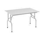 Tables pliantes plateau gris clair L 120 x P 80 cm - Rico
