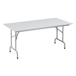 Tables pliantes plateau gris clair L 160 x P 80 cm - Rico