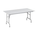 Tables pliantes plateau gris clair L 160 x P 80 cm - Rico