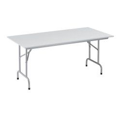 Tables pliantes plateau gris clair L 160 x P 80 cm - Rico